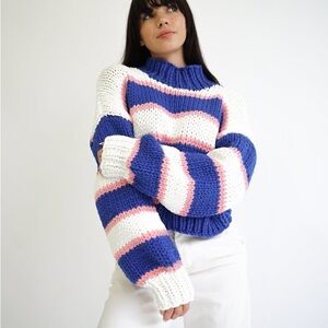 yllw the label - Zora Chunky Striped Sweater